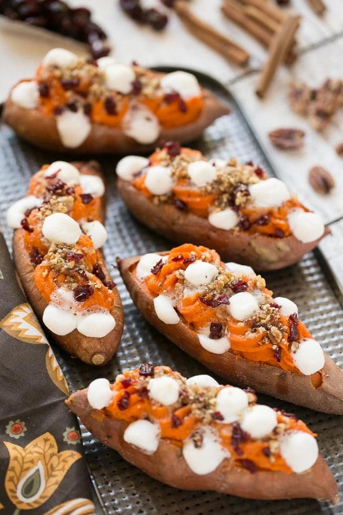 Twice Baked Sweet Potatoes