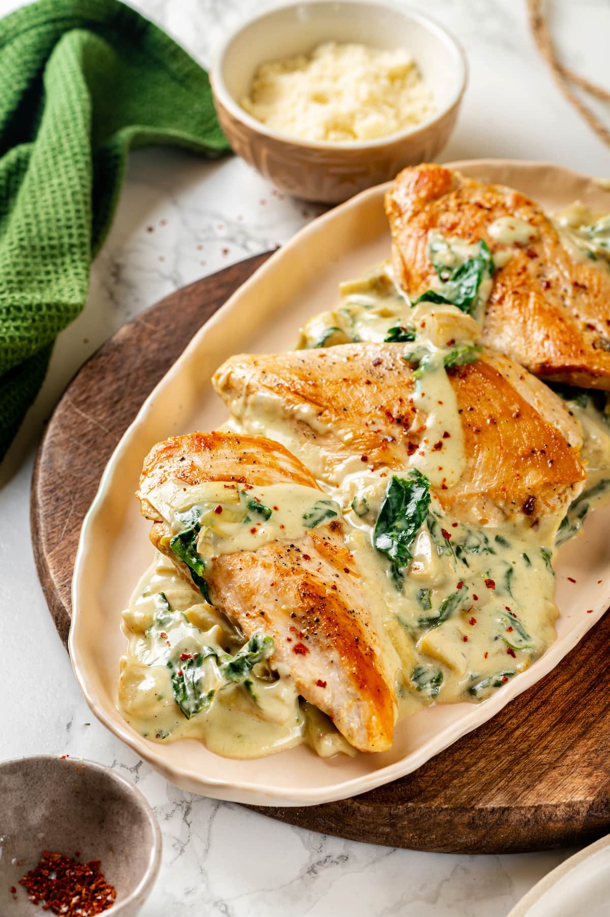 Spinach Artichoke Chicken