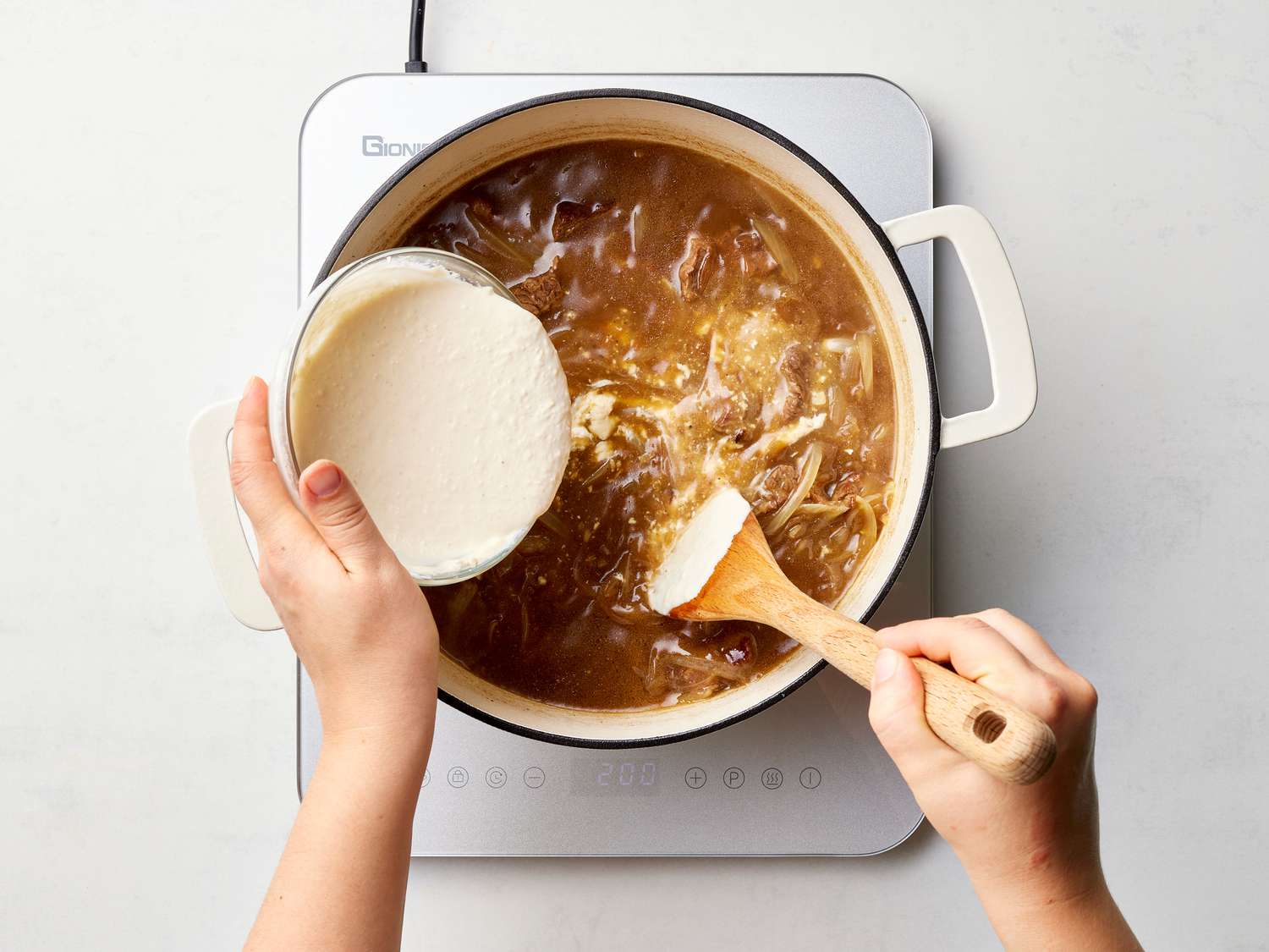 French Onion Beef and Noodles