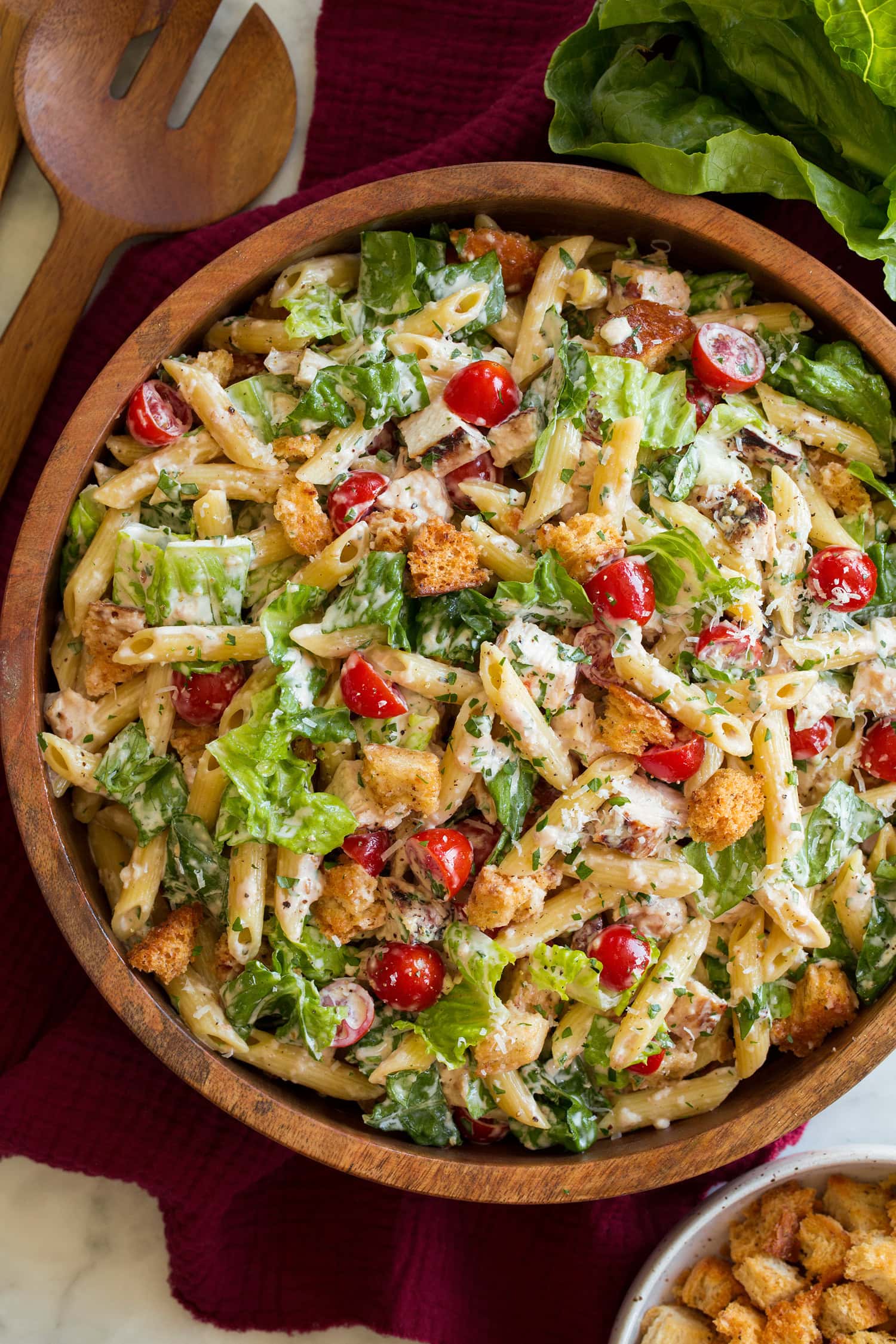 Chicken Caesar Pasta Salad