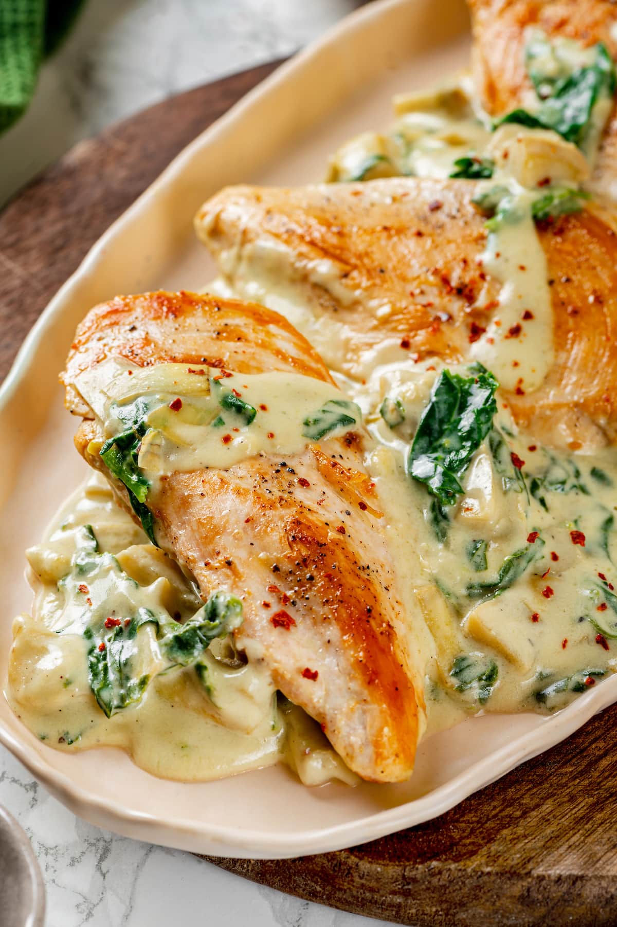 Spinach Artichoke Chicken