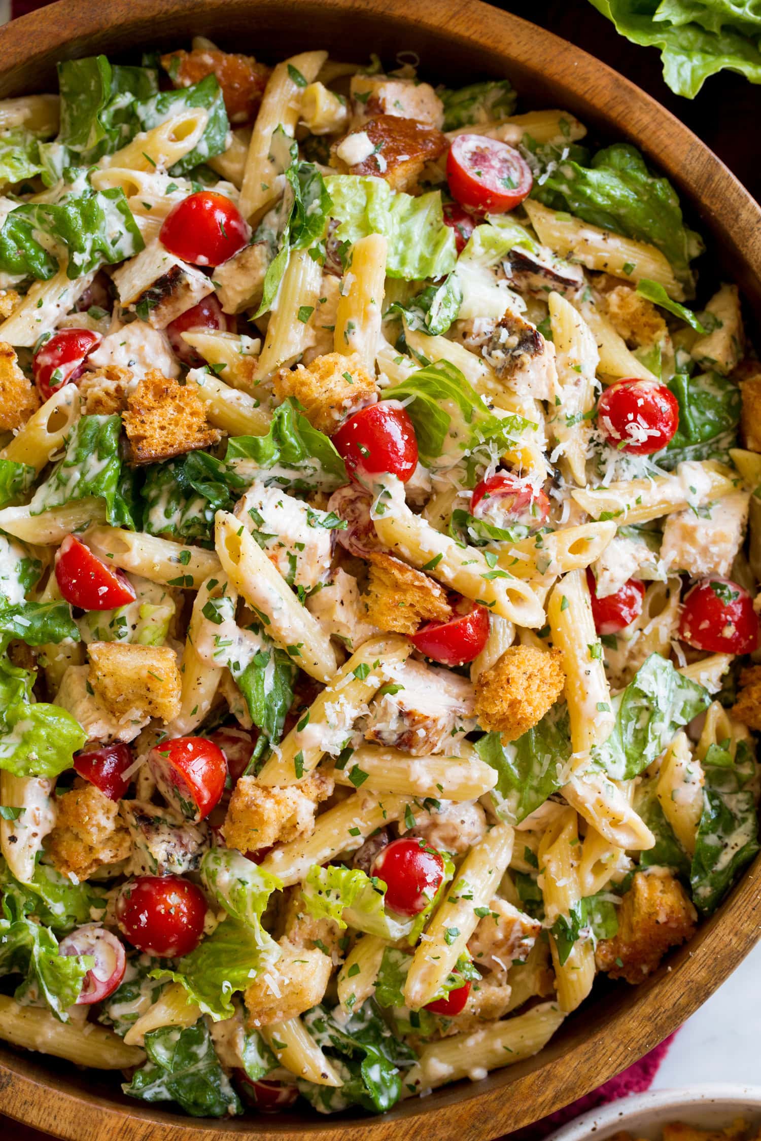 Chicken Caesar Pasta Salad