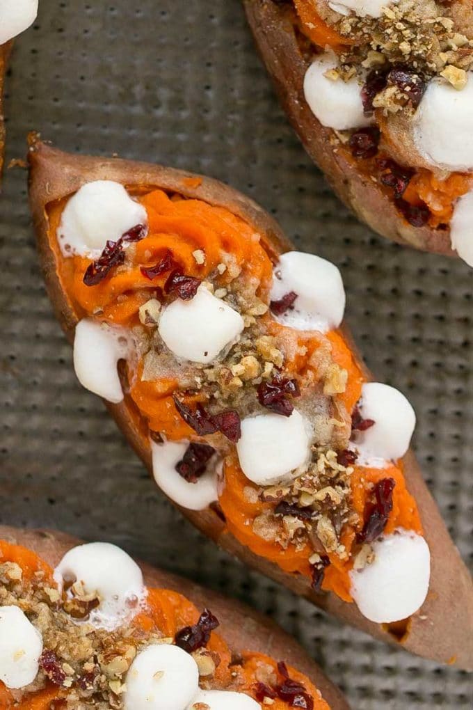 Twice Baked Sweet Potatoes