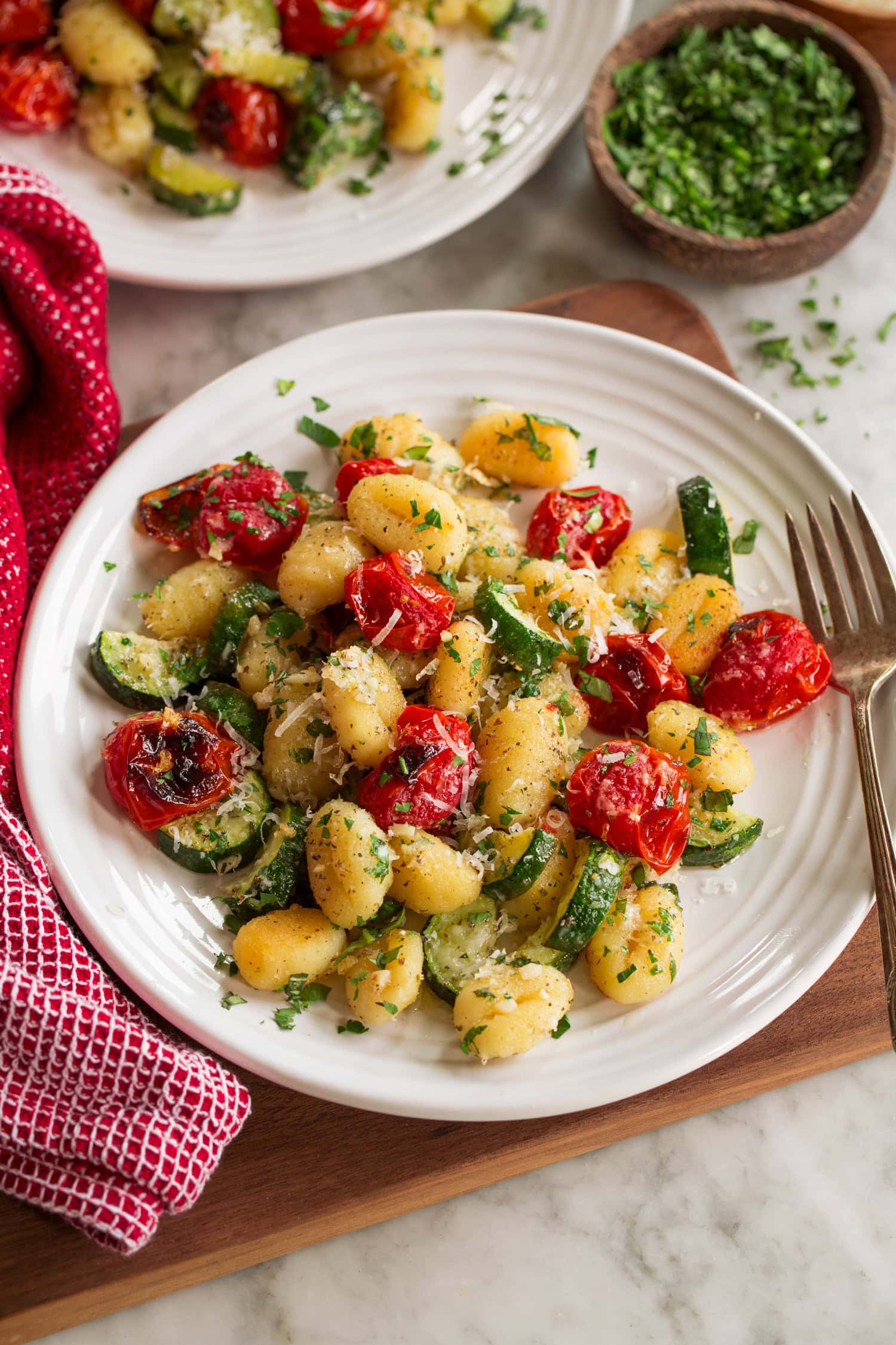 Sheet Pan Gnocchi with Zucchini and Tomatoes