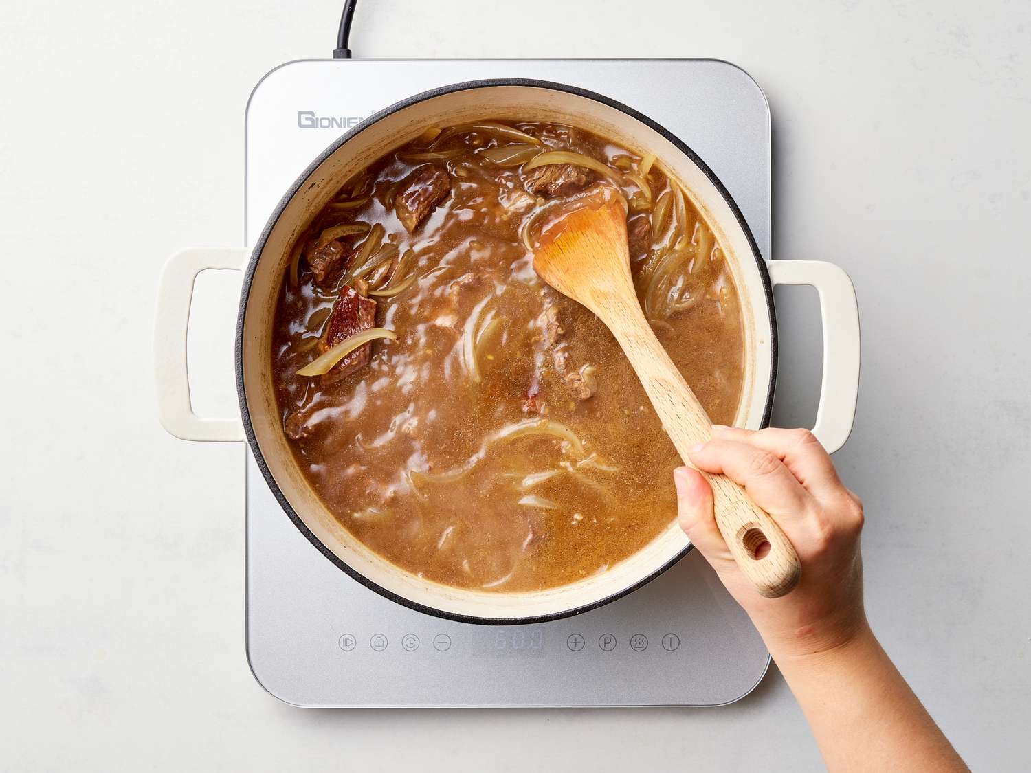 French Onion Beef and Noodles