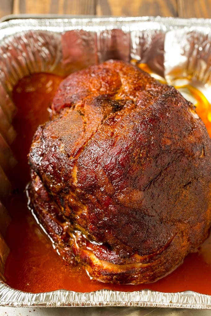 Smoked Ham with Brown Sugar Glaze