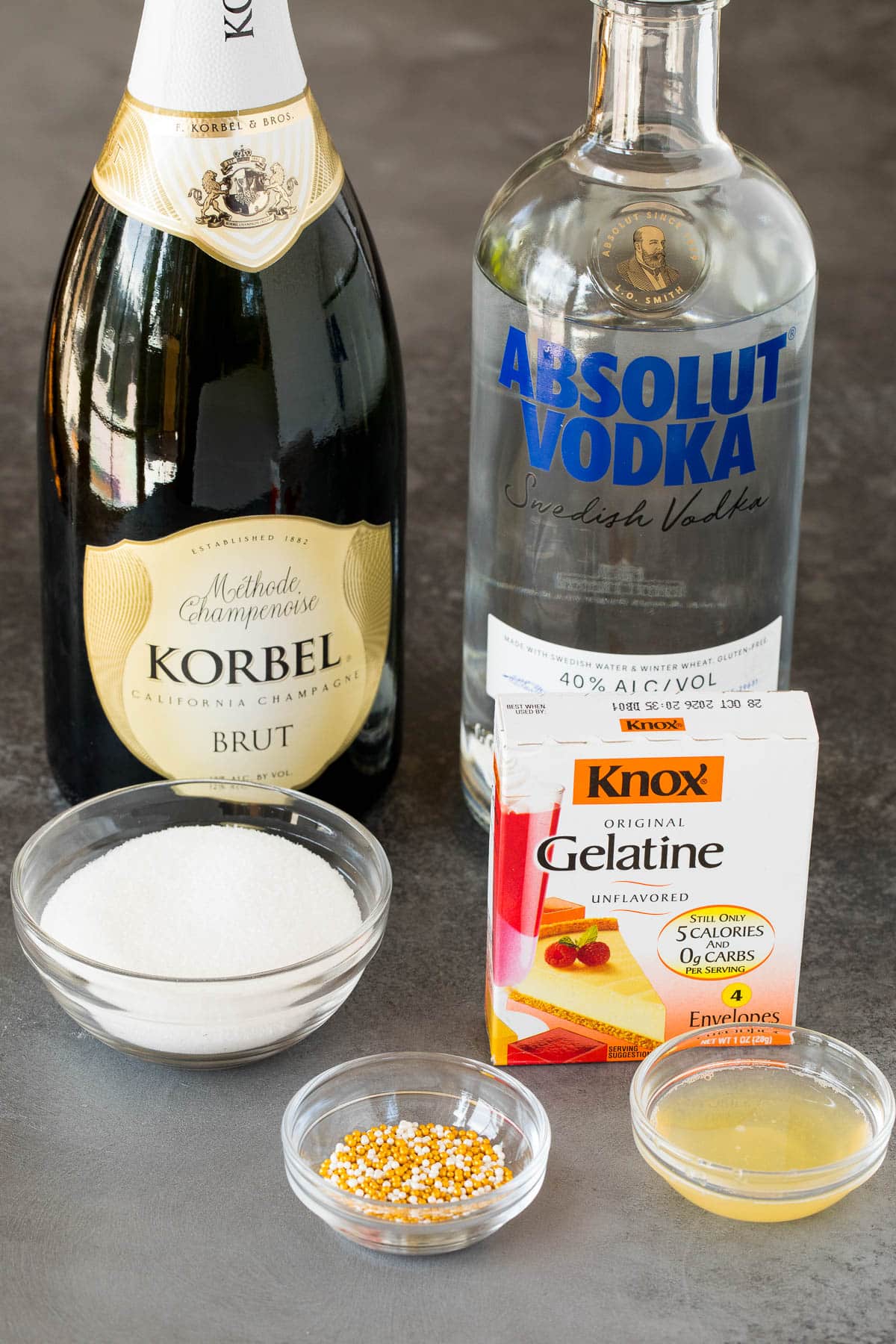 Champagne Jello Shots