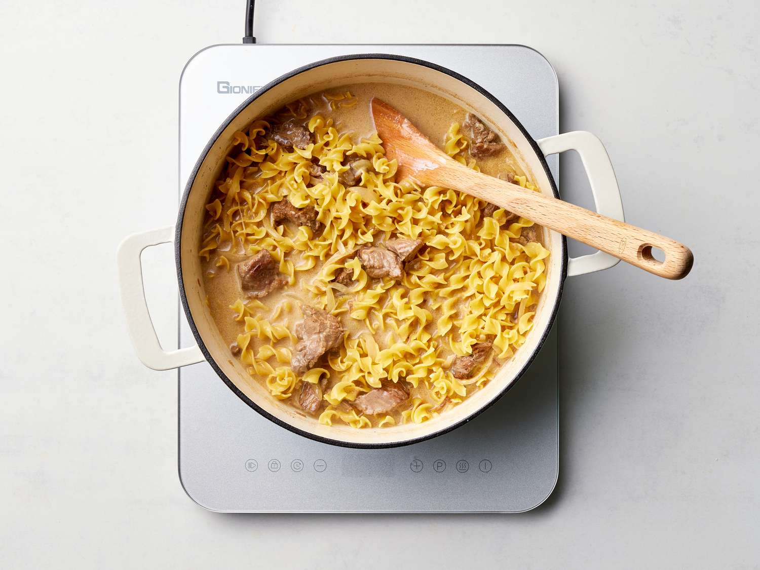 French Onion Beef and Noodles