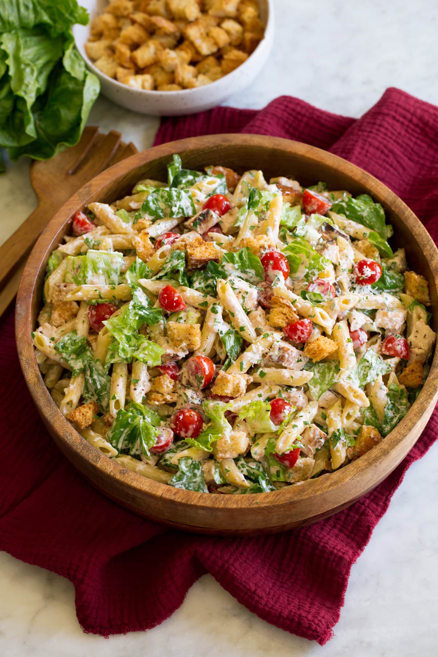 Chicken Caesar Pasta Salad