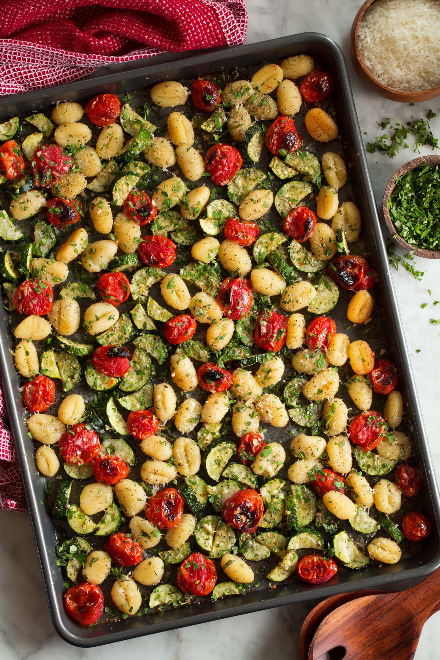 Sheet Pan Gnocchi with Zucchini and Tomatoes