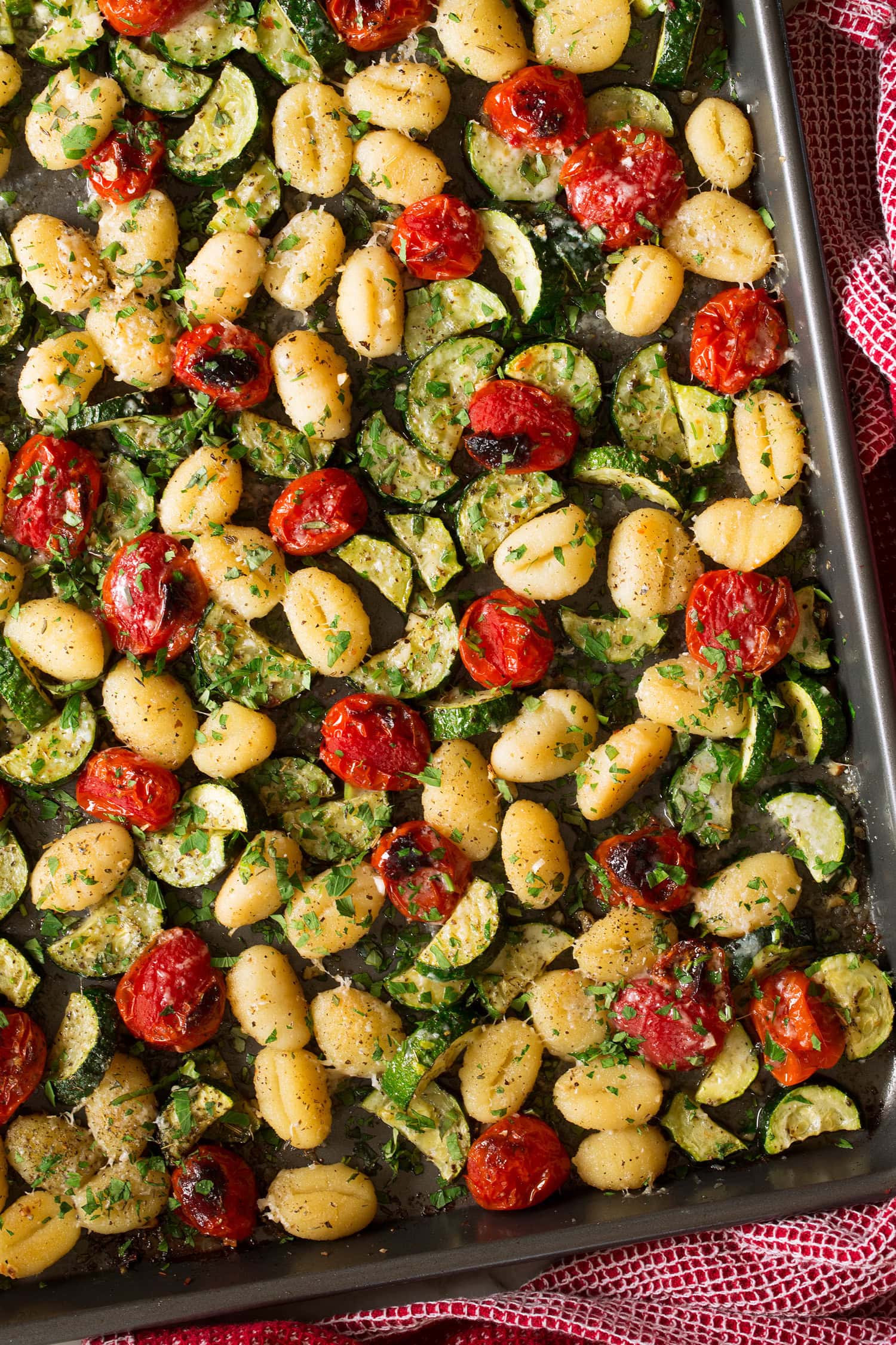 Sheet Pan Gnocchi with Zucchini and Tomatoes