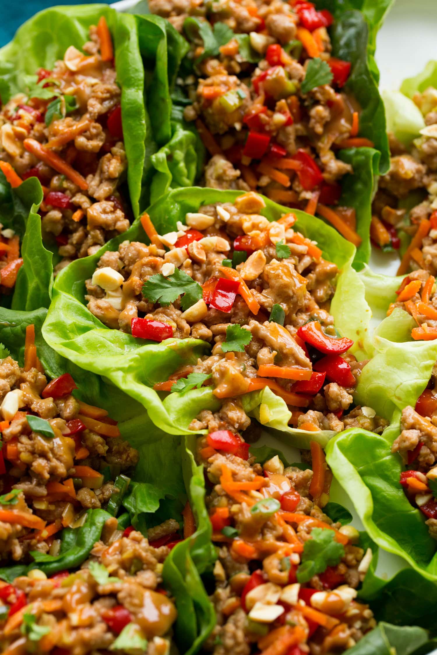 Thai Chicken Lettuce Wraps