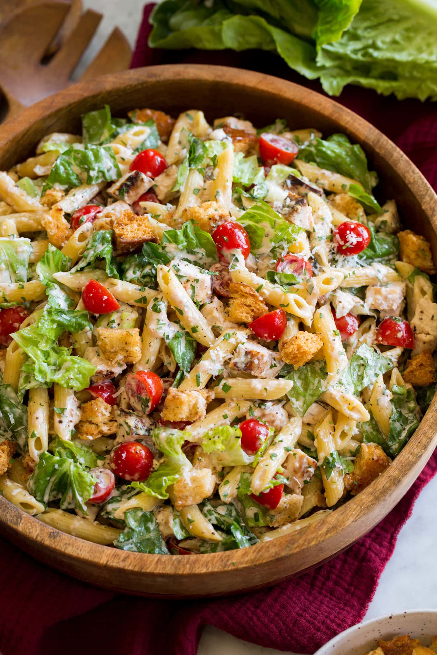 Chicken Caesar Pasta Salad