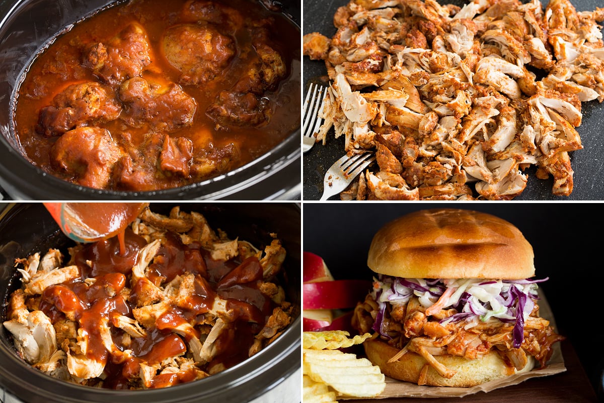 Crockpot BBQ Pulled Chicken