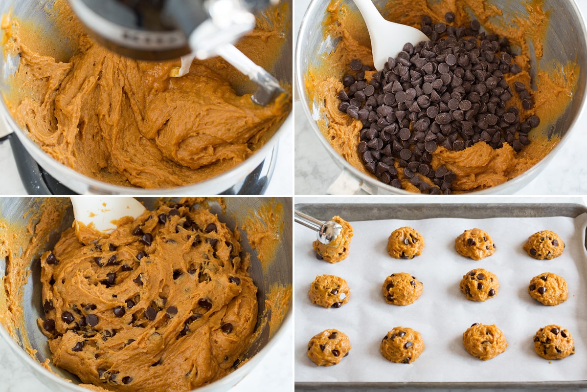 Pumpkin Chocolate Chip Cookies