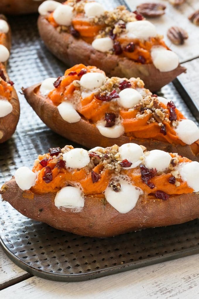 Twice Baked Sweet Potatoes