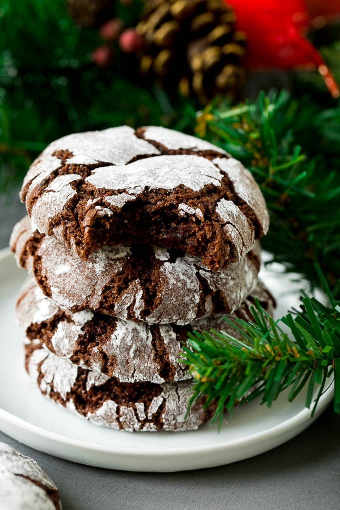 Chocolate Crinkle Cookies