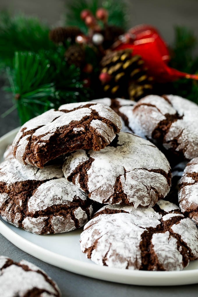 Chocolate Crinkle Cookies