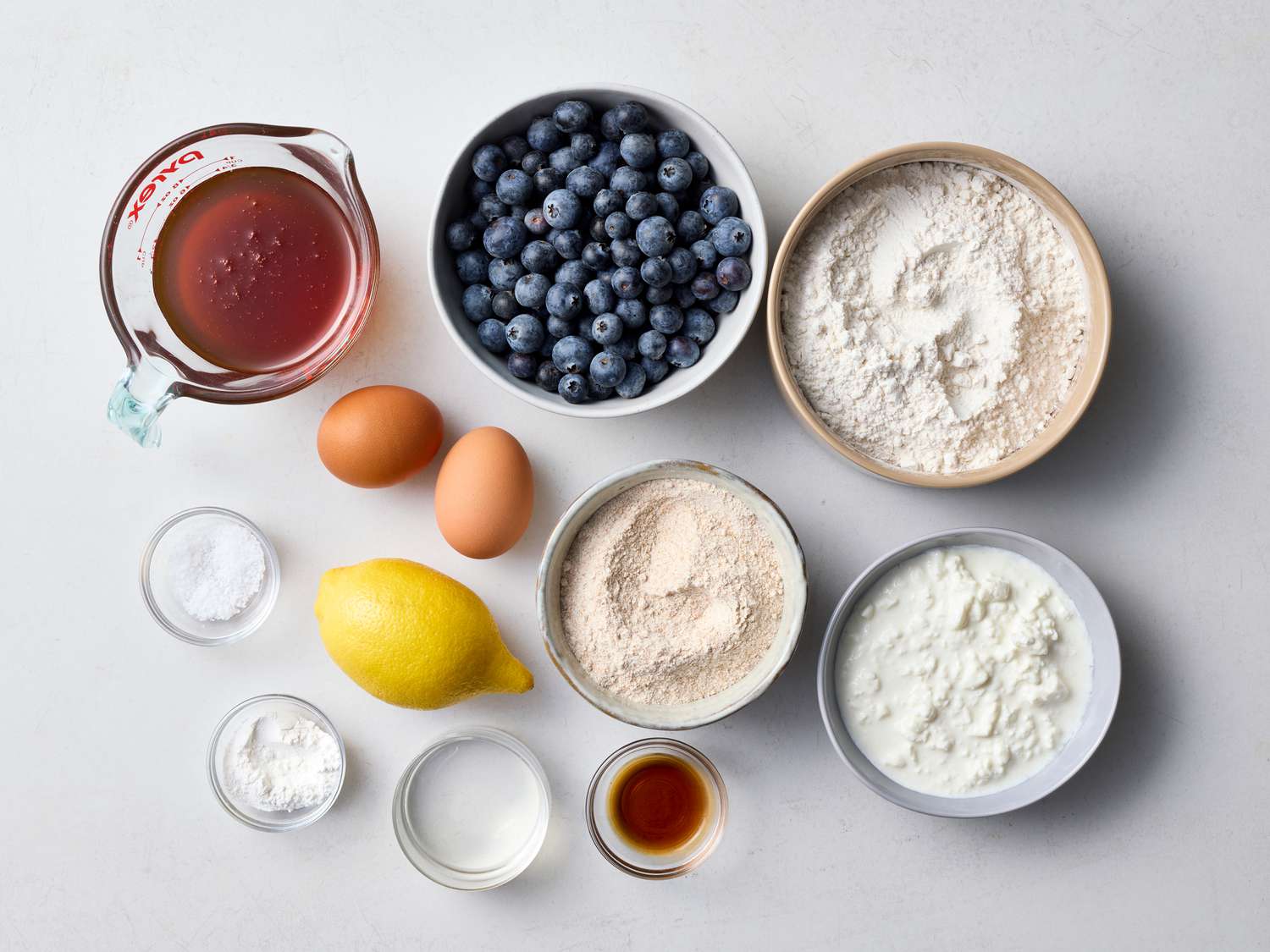 Cottage Cheese Blueberry Breakfast Cake