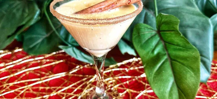 Eggnog Martini