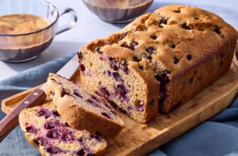 Cottage Cheese Blueberry Breakfast Cake