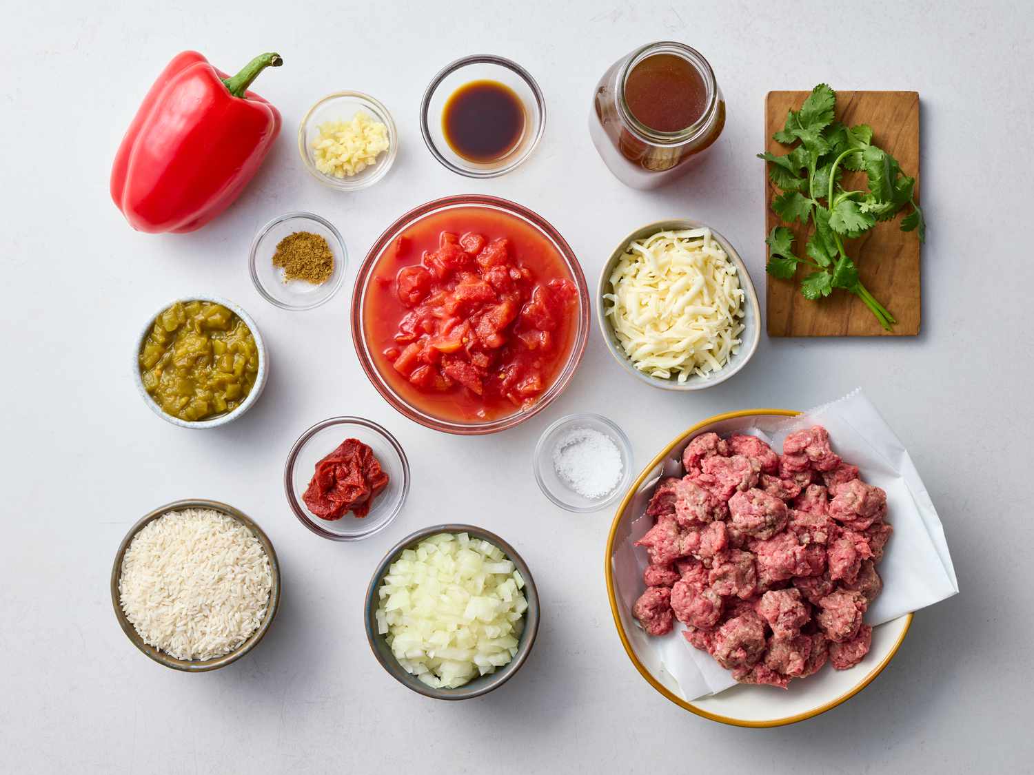 Ground Beef and Rice Skillet