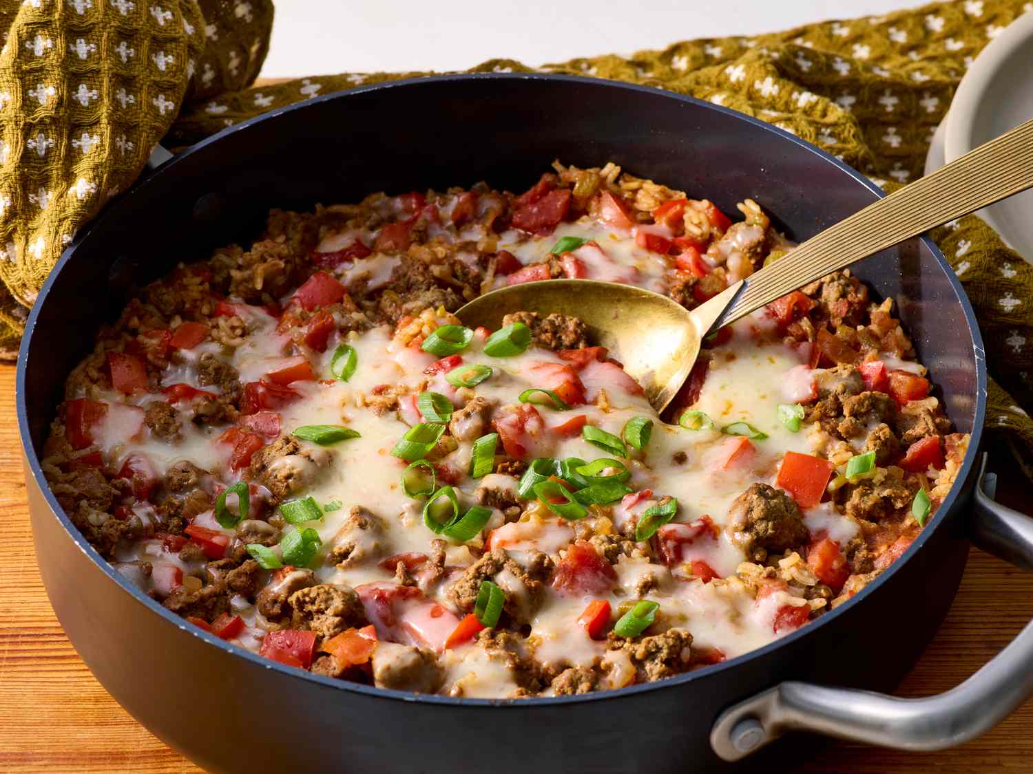 Ground Beef and Rice Skillet