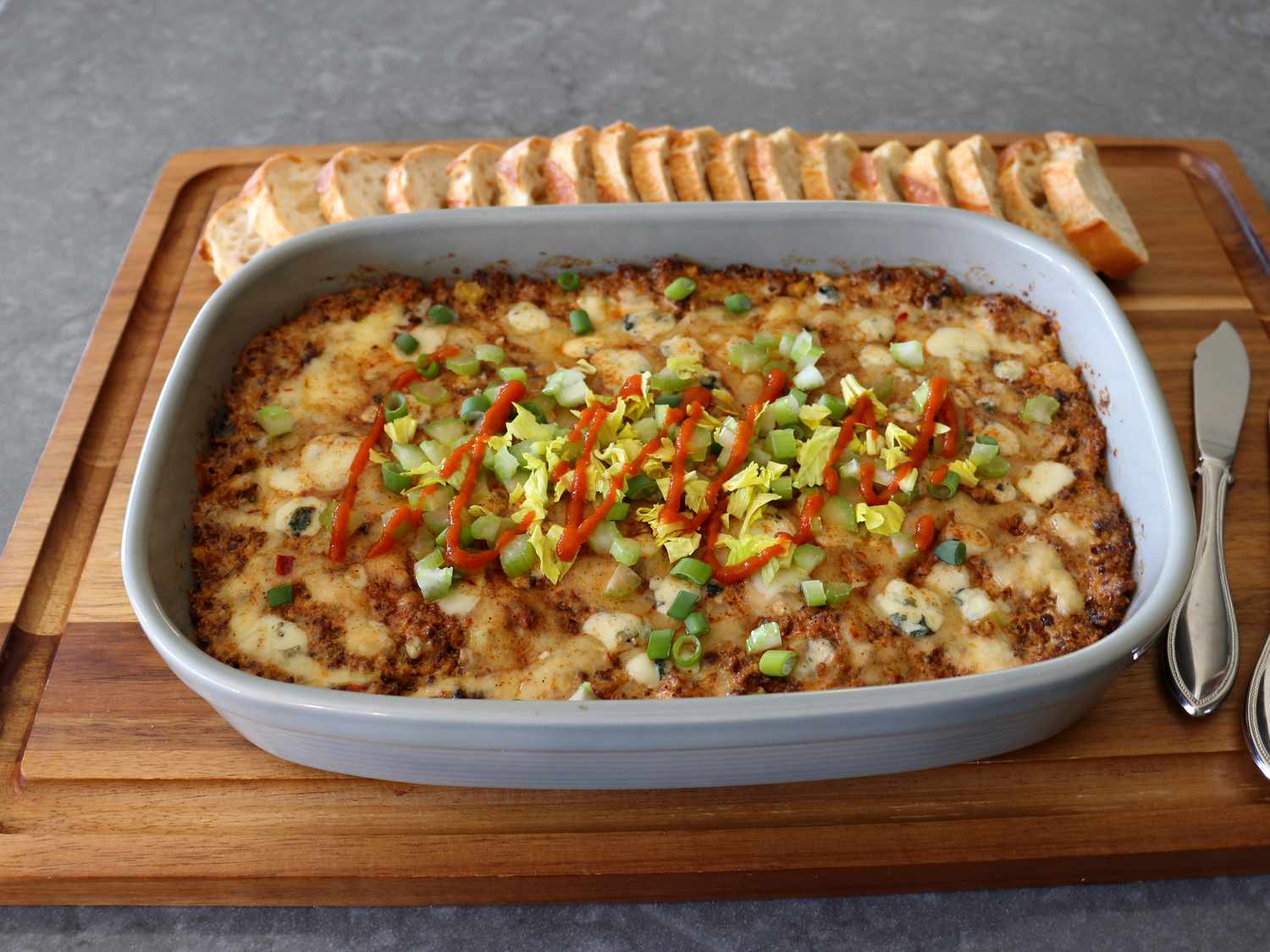 Baked Buffalo Bison Dip