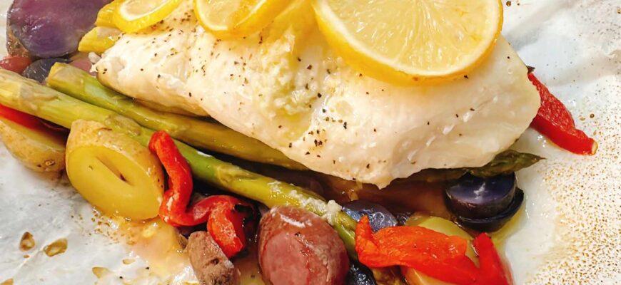 Halibut en Papillote