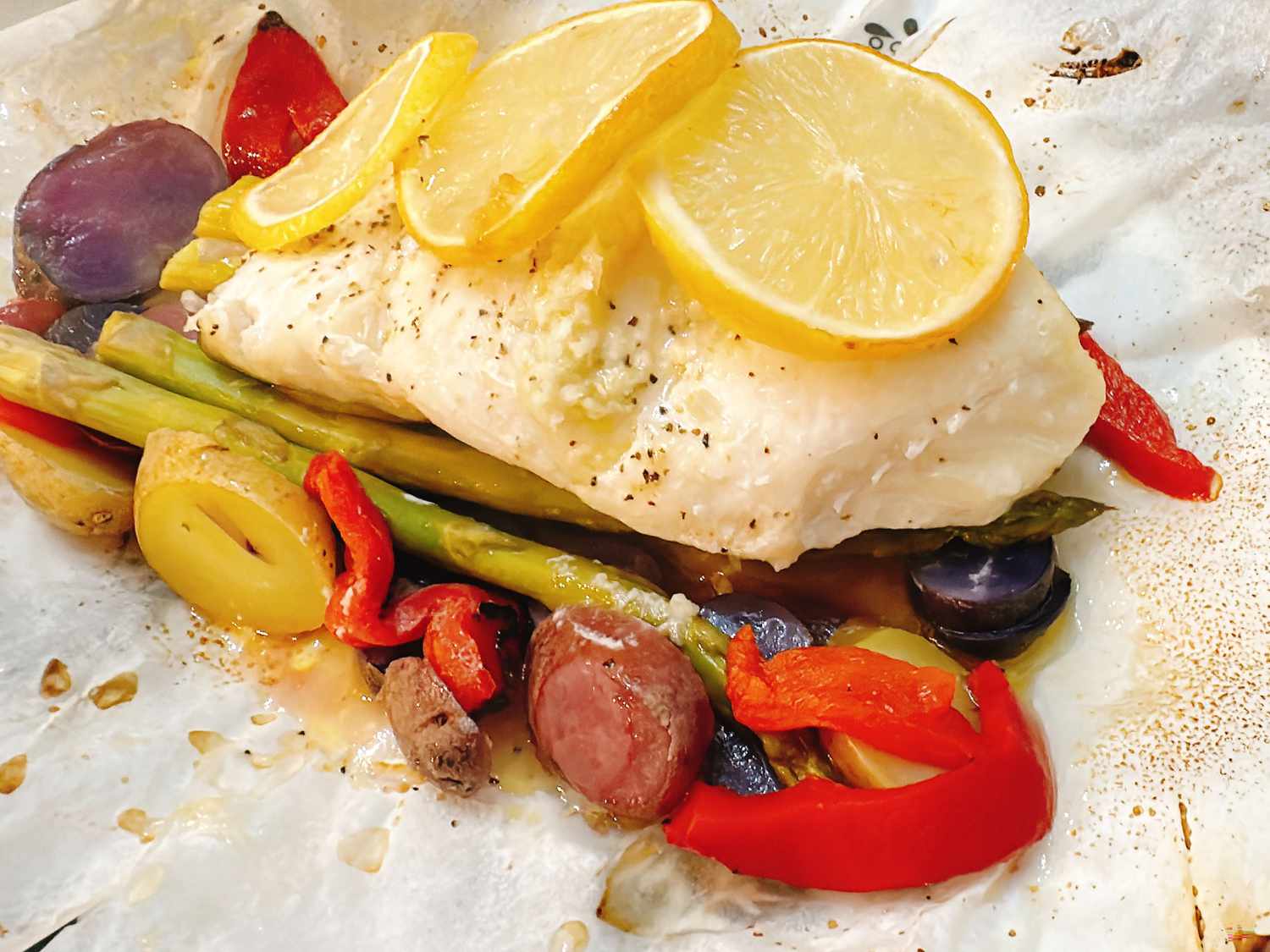 Halibut en Papillote