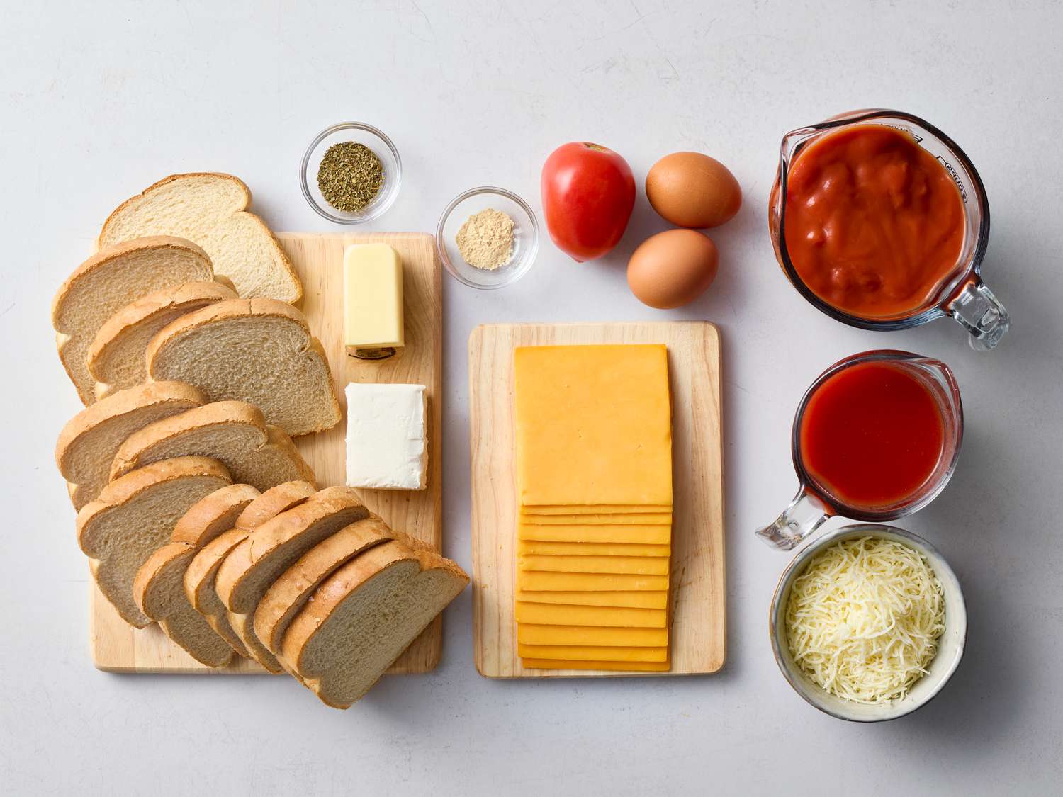 Tomato Soup and Grilled Cheese Casserole