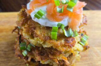 Potato Cakes with Smoked Salmon