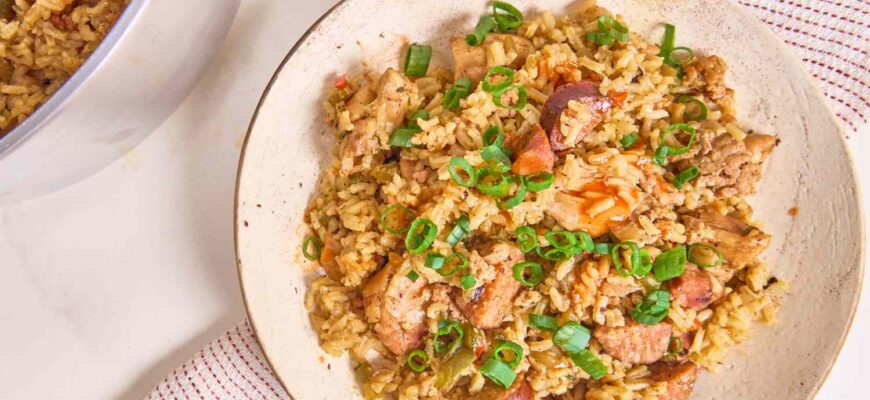 Nicole's Cajun Chicken and Sausage Jambalaya