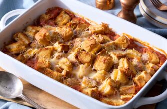 Tomato Soup and Grilled Cheese Casserole