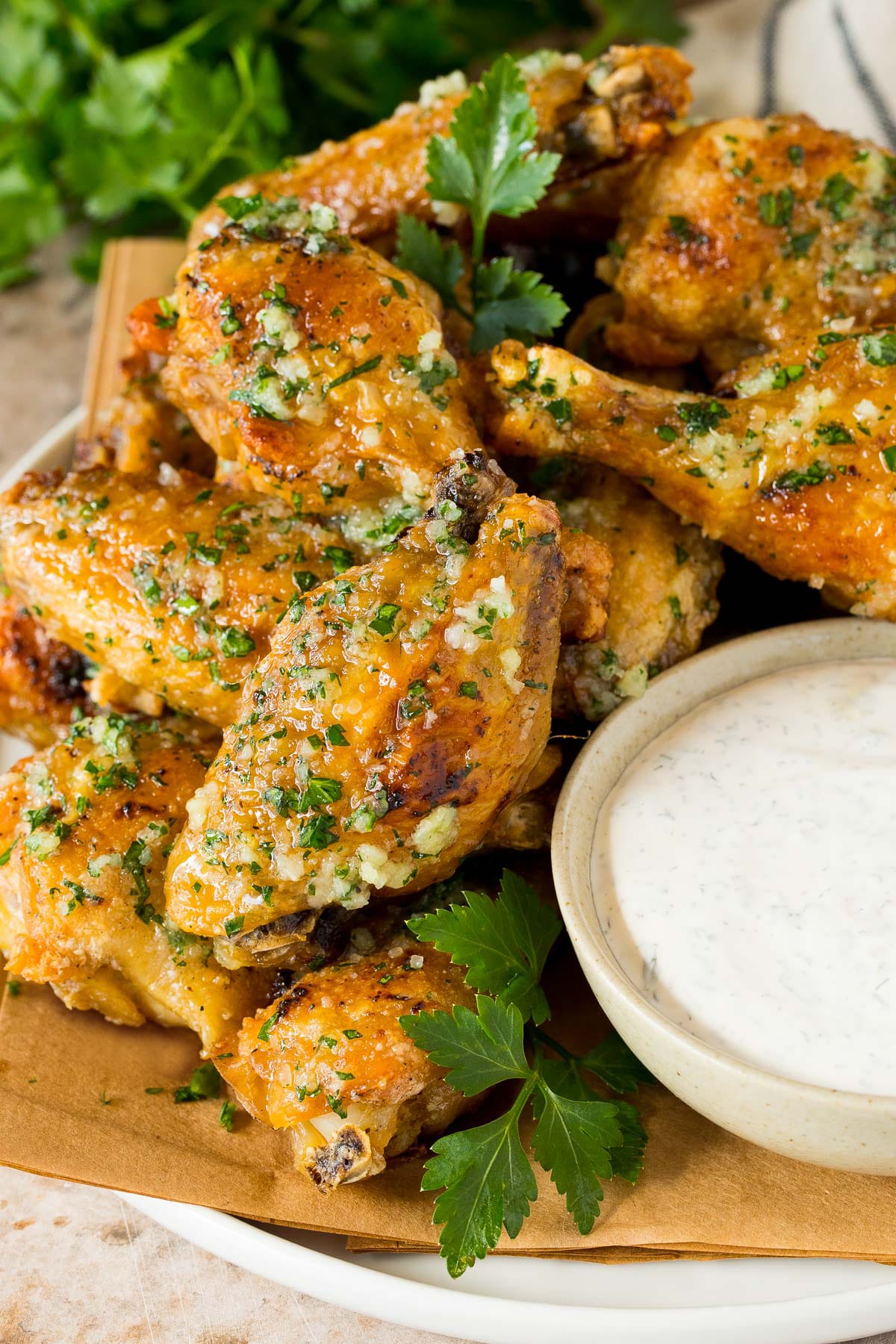 Garlic Parmesan Wings