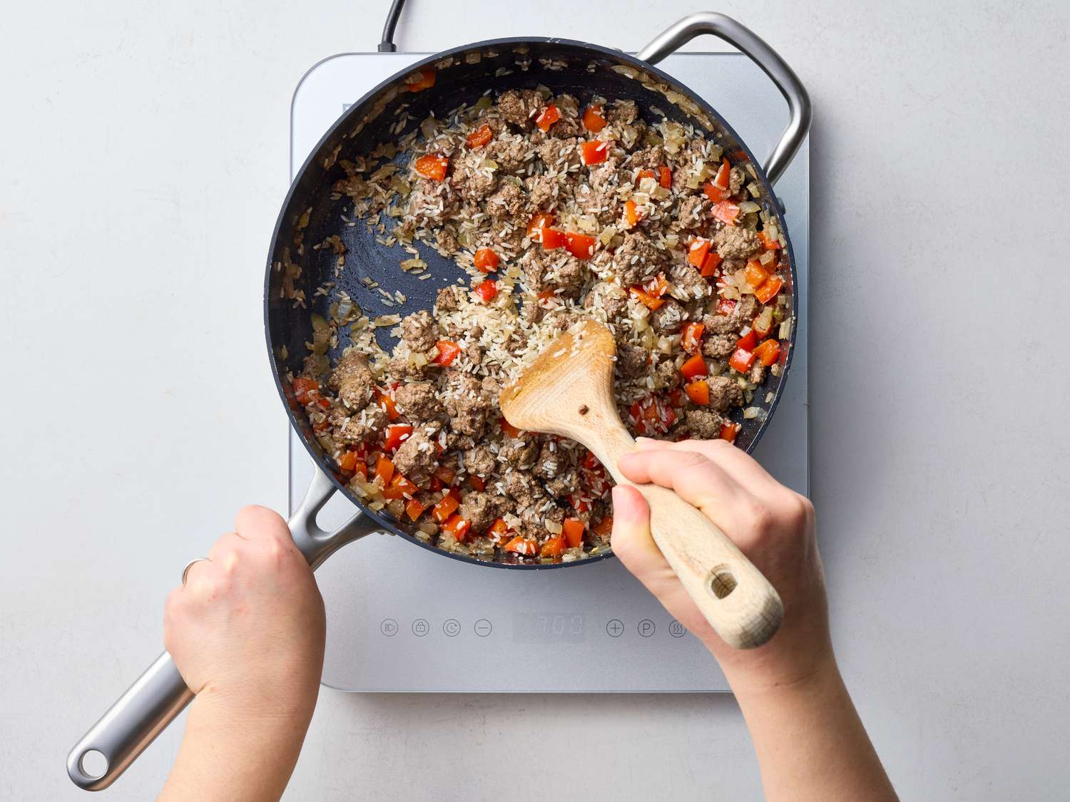 Ground Beef and Rice Skillet