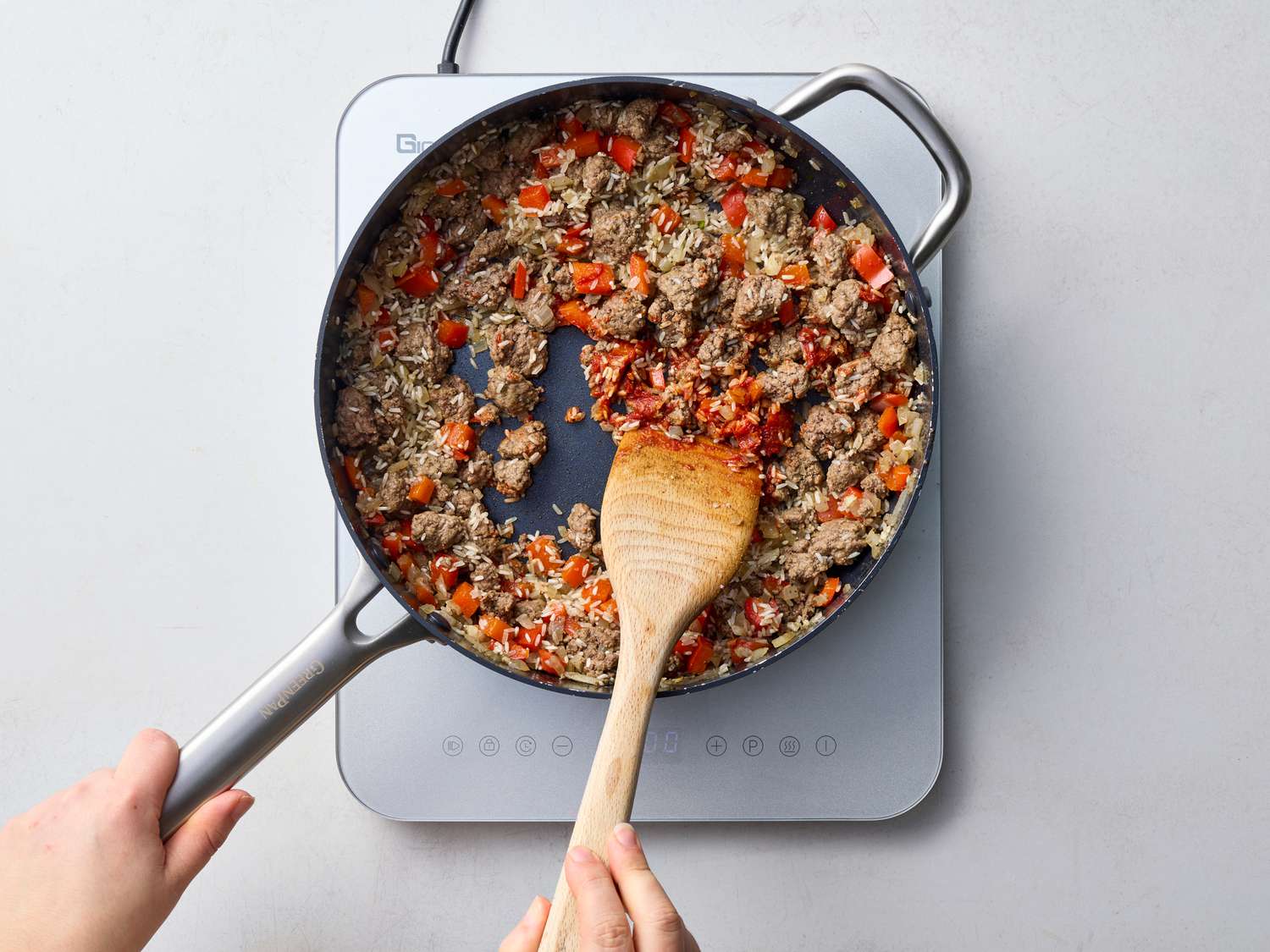 Ground Beef and Rice Skillet