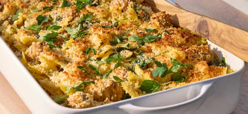 Italian Wedding Pasta Bake