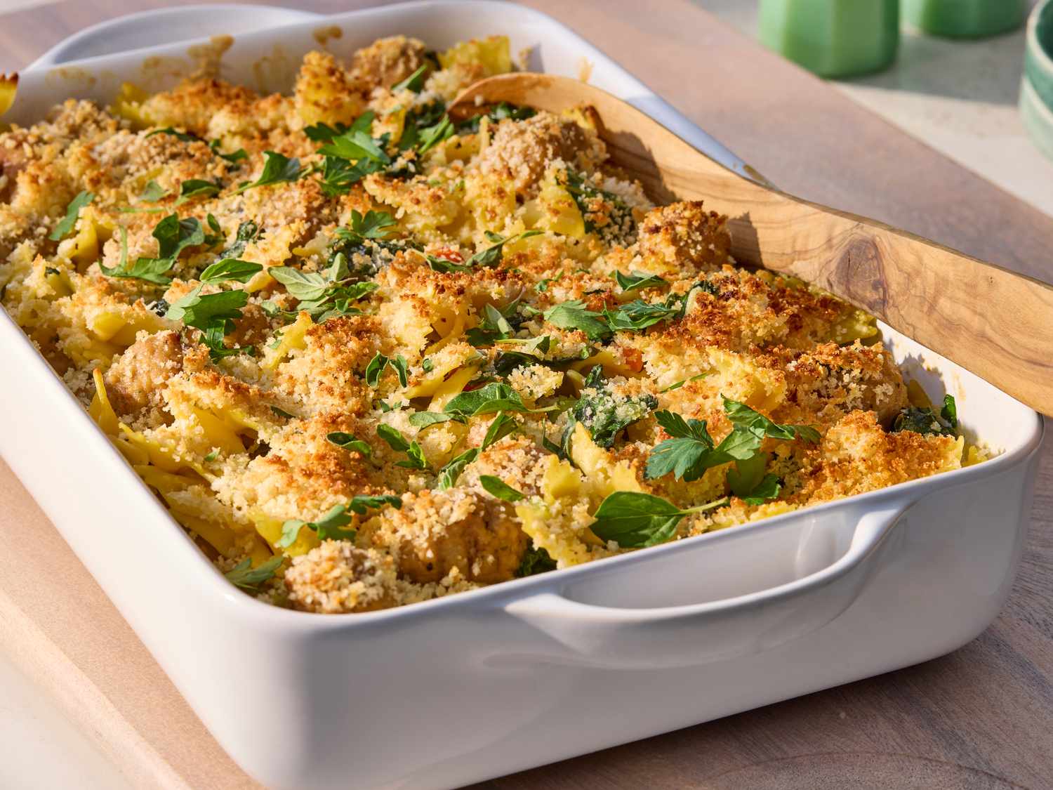 Italian Wedding Pasta Bake