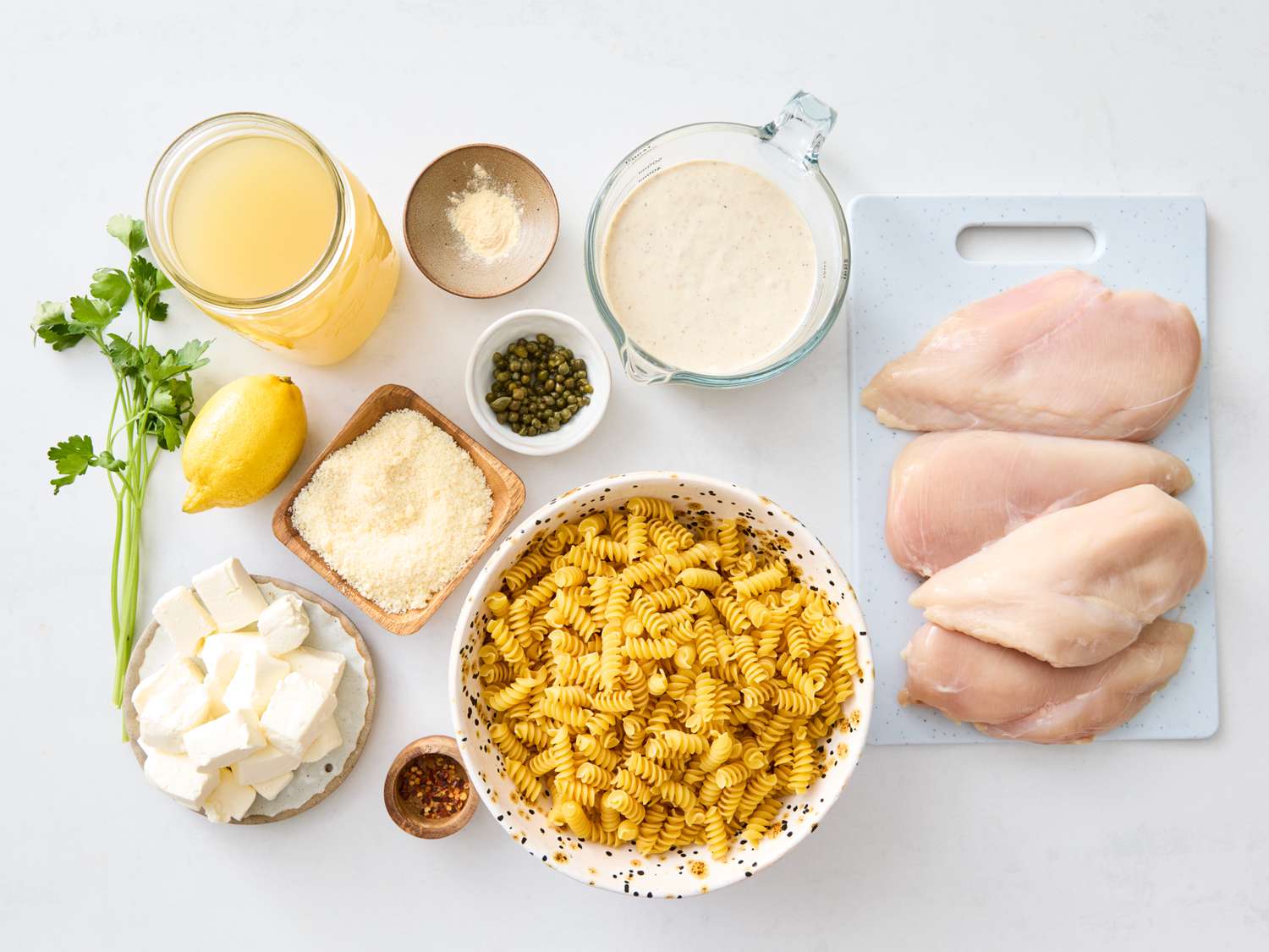 Crockpot Caesar Chicken Pasta