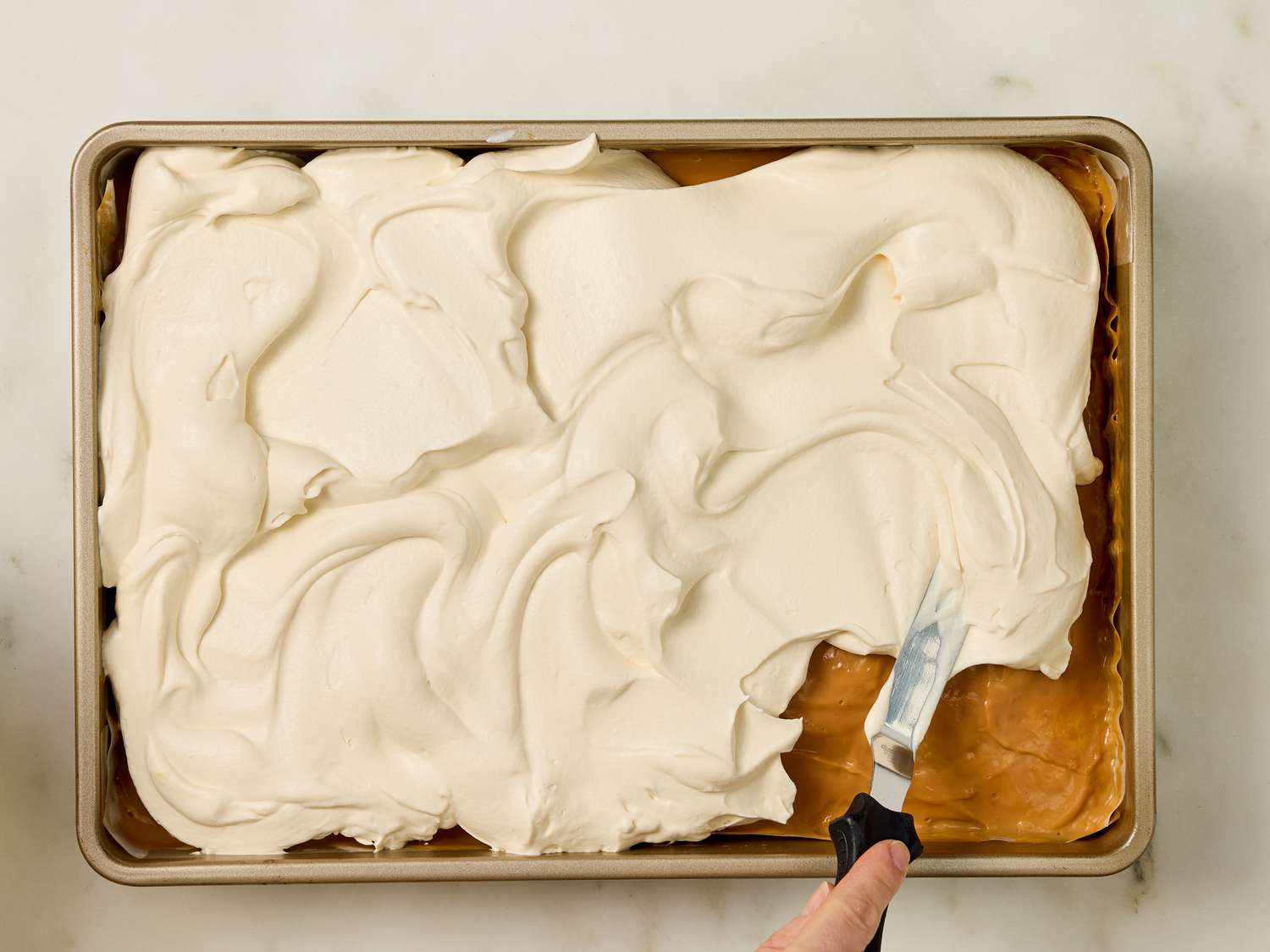 Salted Caramel Irish Cream Poke Cake