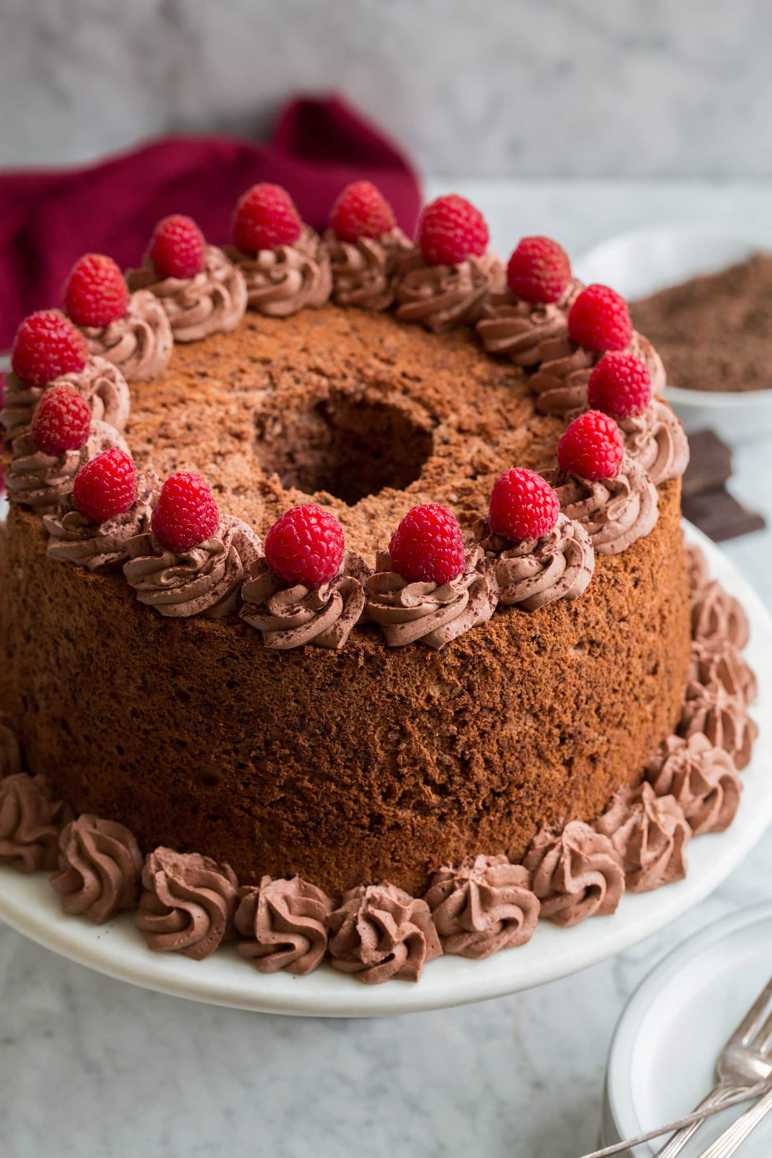 Chocolate Angel Food Cake