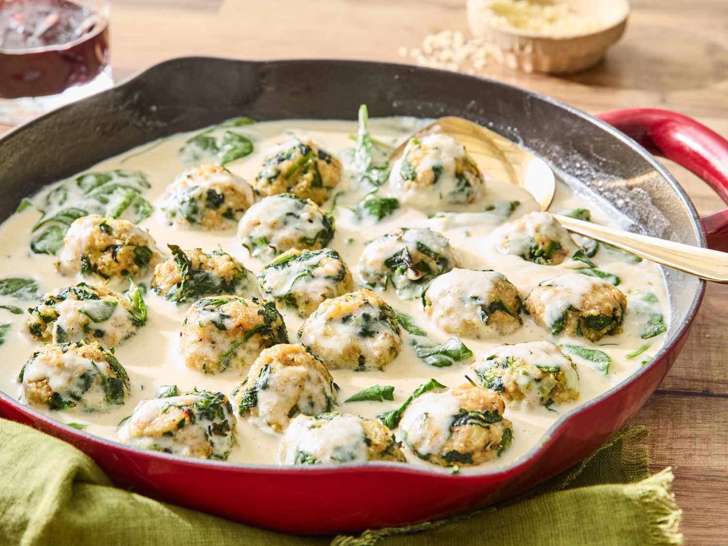 Chicken Florentine Meatballs