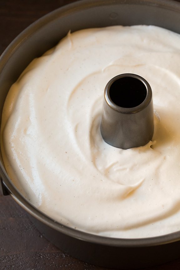 Angel Food Cake with Vanilla Bean