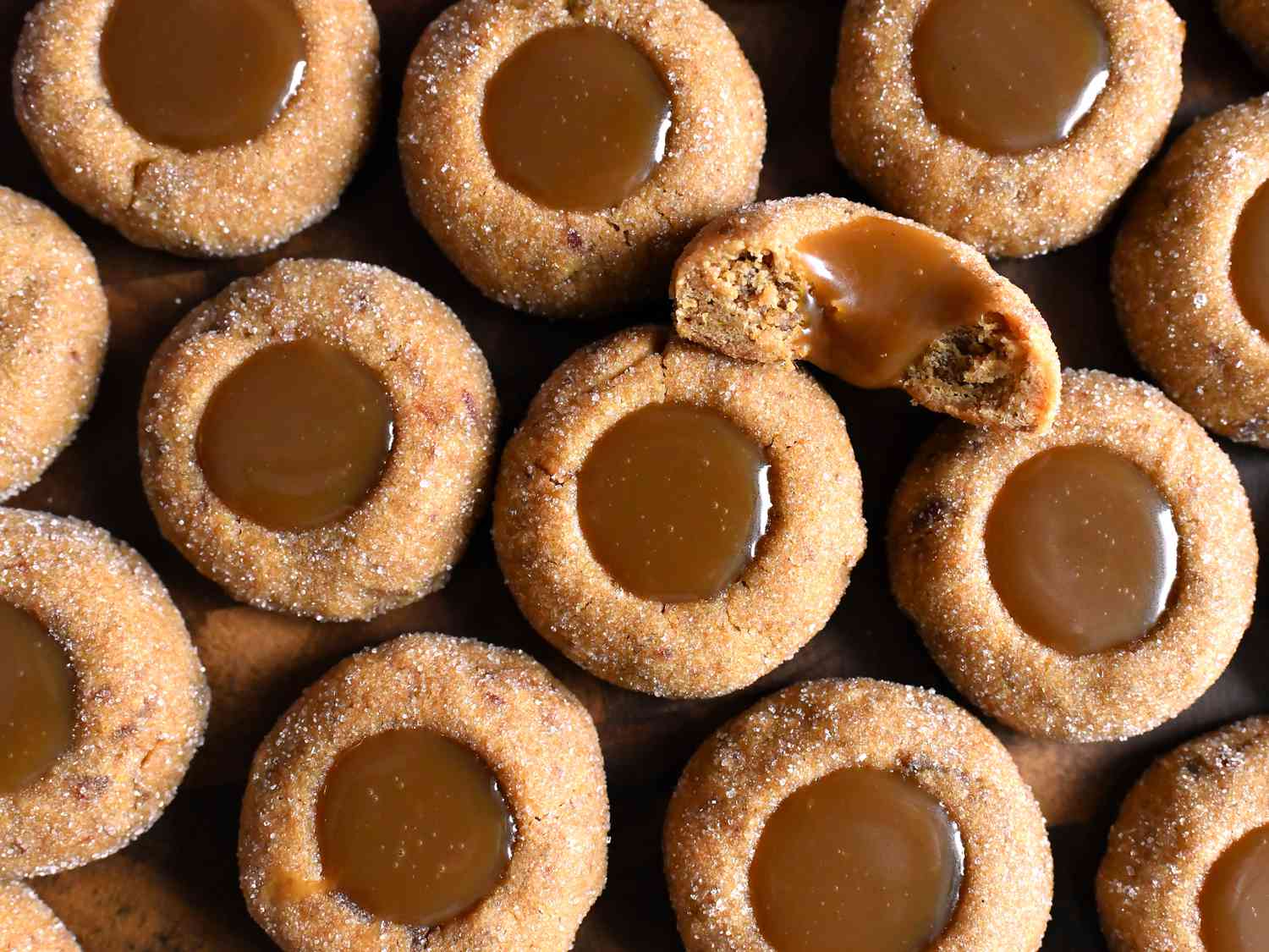 Sticky Toffee Pudding Thumbprints