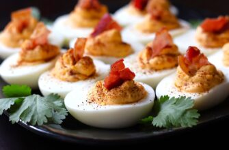 Chipotle Bacon Deviled Eggs