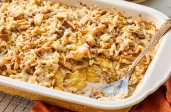 French Onion Potato Gratin