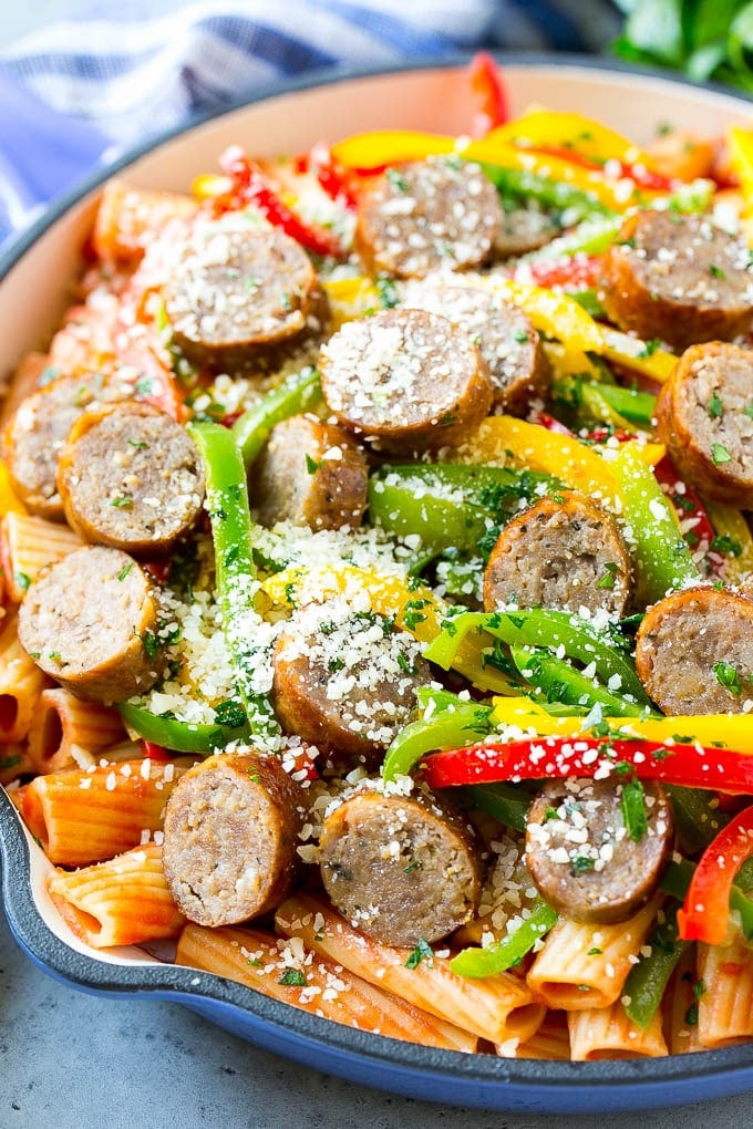 Sausage and Pepper Pasta