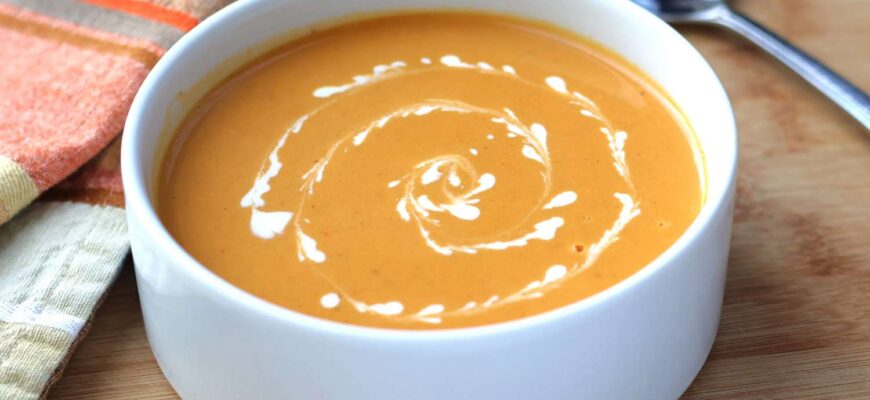 Harissa Butternut Squash Soup