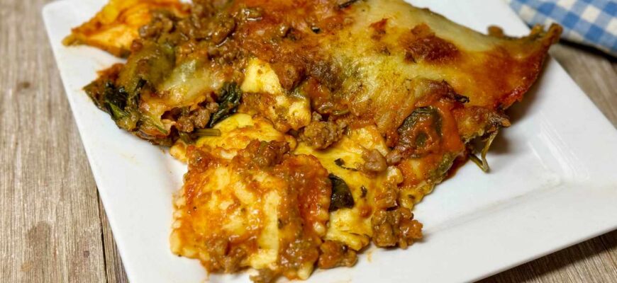 6-Ingredient Ravioli Casserole